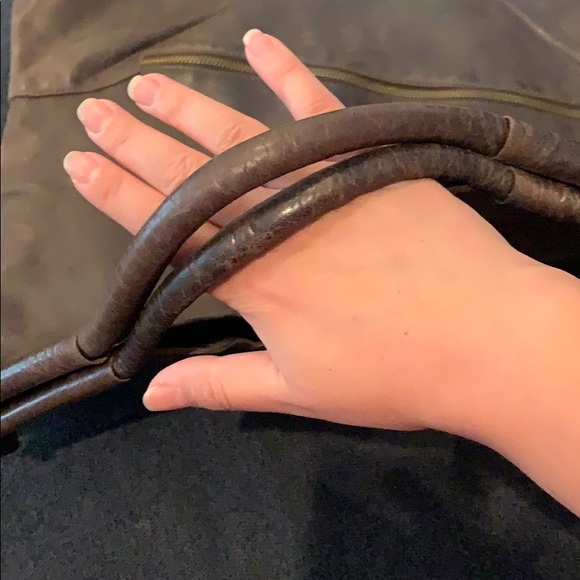 Foley and Corinna Dark Brown Leather Satchel Bag - Picture 5 of 7